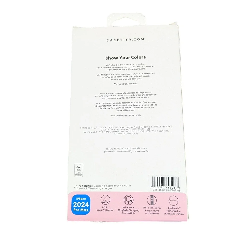 J9O CASETiFY Impact Case w/ Magsafe for iPhone 16 Pro Max 6.9